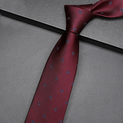时尚领带男士高档手打正装婚礼英伦风红色结婚新郎伴郎休闲1213h