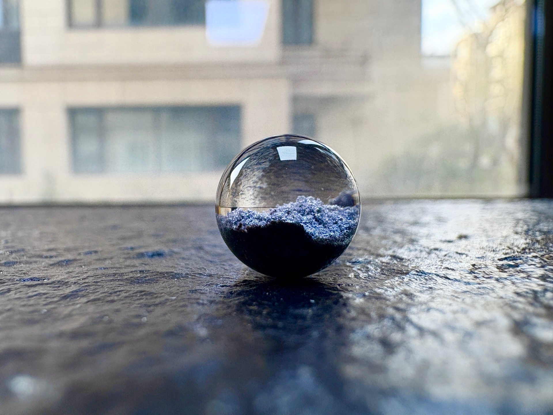 正品天然蓝幽灵聚宝盆单珠原石配珠配饰吊坠多宝戒指散珠男女款