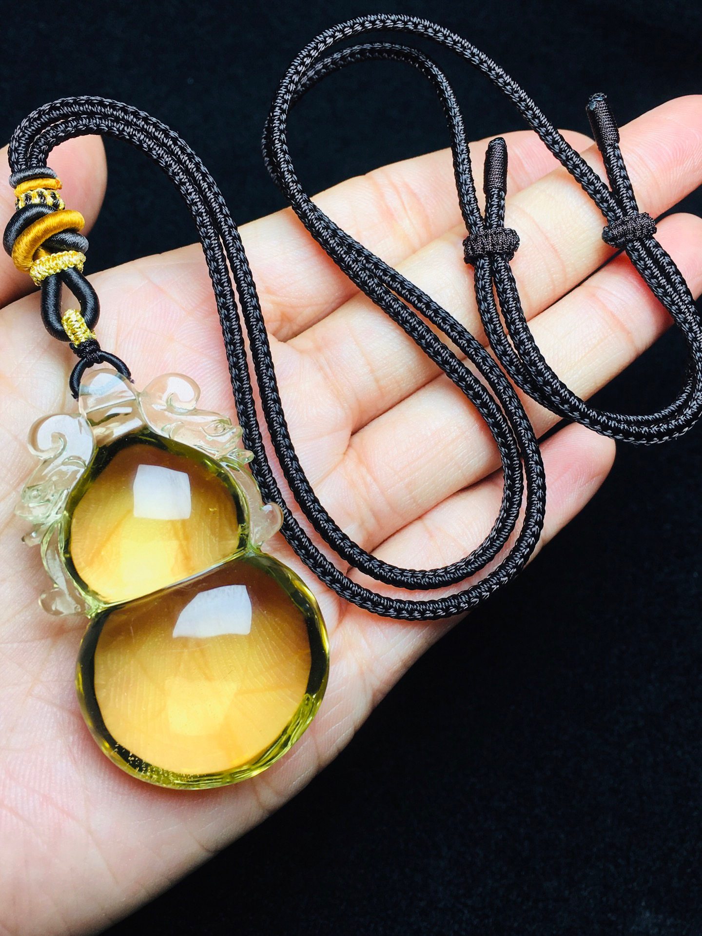 正品天然巴西黄水晶葫芦吊坠项链男女款饰品礼物送礼饰品,饰品/流行首饰/时尚饰品新,颈饰,淘宝优惠券,粉丝福利购,淘宝优惠卷