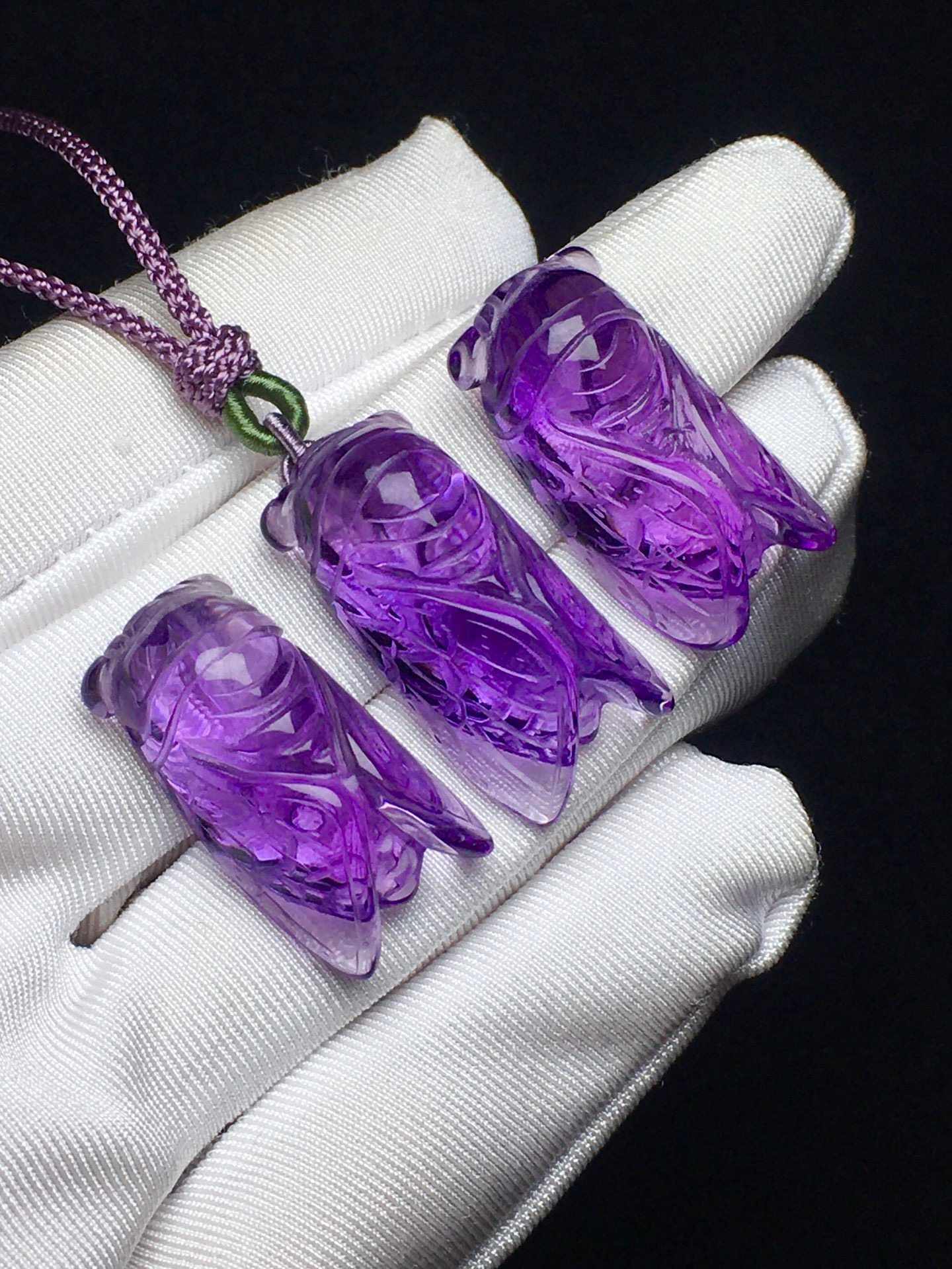 正品天然乌拉圭紫水晶知了吊坠项链男女款毛衣链挂件饰品礼物,饰品/流行首饰/时尚饰品新,颈饰,淘宝优惠券,粉丝福利购,淘宝优惠卷