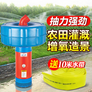 增氧机打氧机大型户外氧气泵电动抽水管农用灌溉抽水泵 鱼塘喷泉式