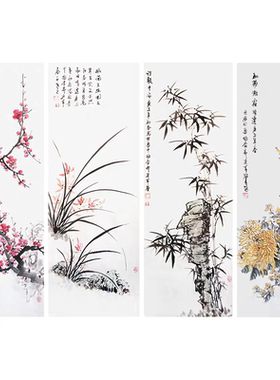 国画写意水墨花鸟画字画作品