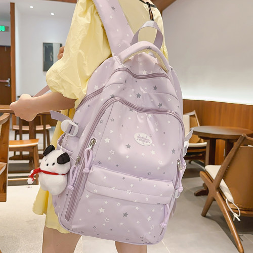 女学生韩系小清新减负双肩书包