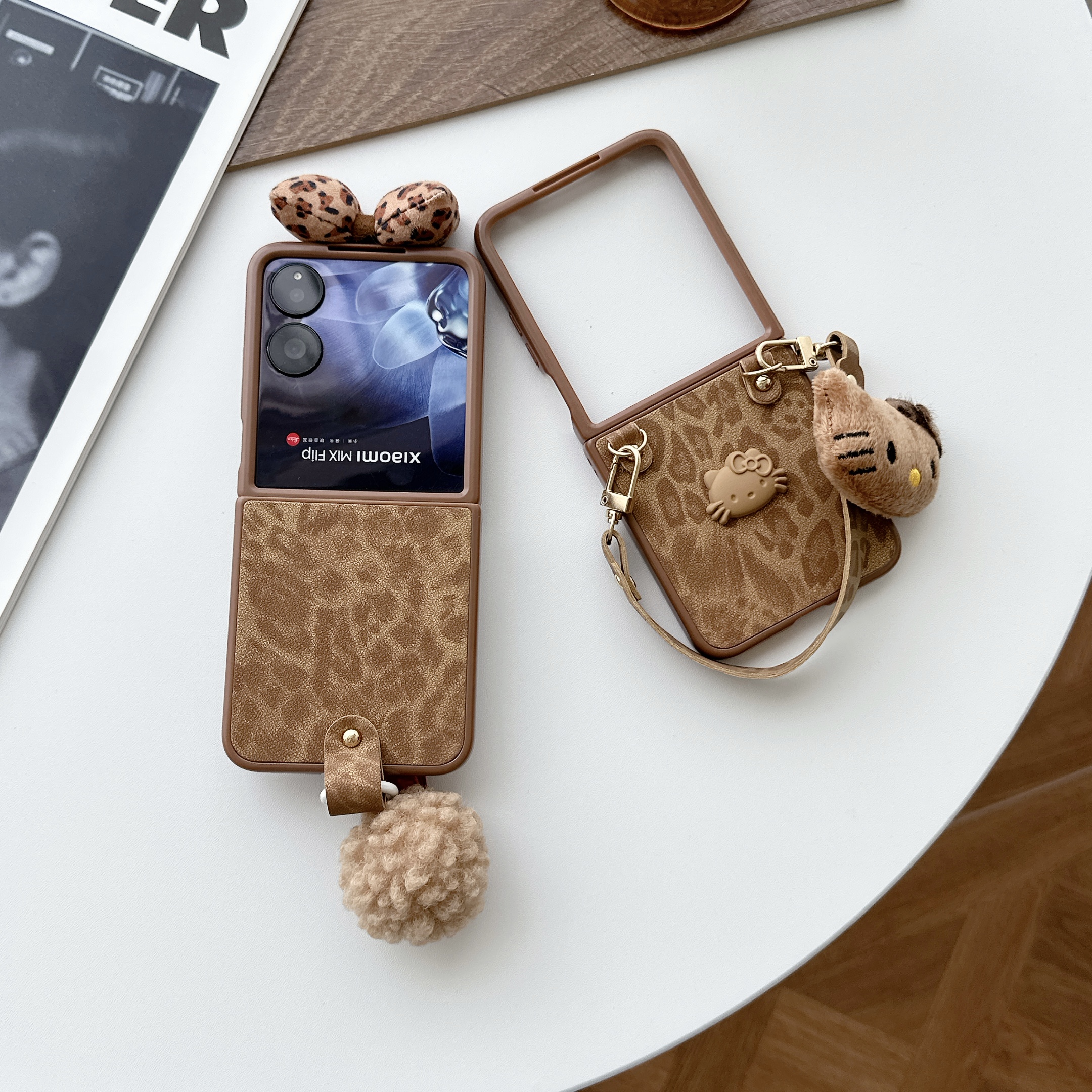 小米MIXFlip硬壳卡通KT猫