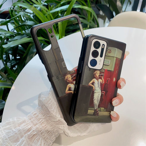 OPPOFindn3flip硬壳复古可乐男孩