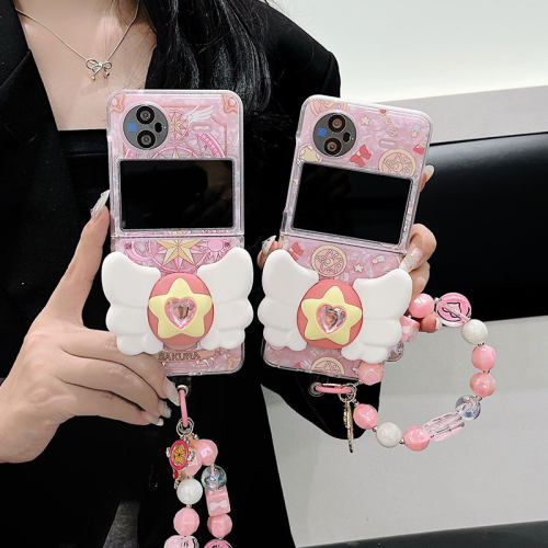 vivoxflip贝壳纹卡通美少女