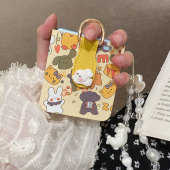 适用华为Purax手机壳ins韩风卡通动物园荣耀magicvflip保护套小米MIX Ultar外壳 Flip手链指环摩托罗拉Razr50