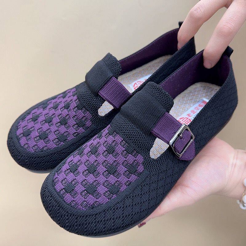 老北京布鞋女2026春秋新款一脚蹬懒人鞋新中式单鞋软底舒适妈妈鞋