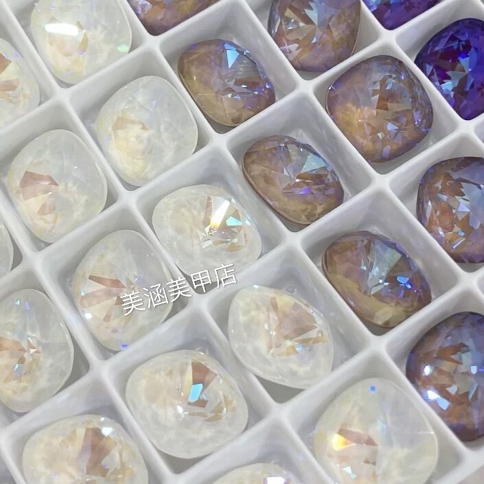 奥地利进口施家钻水晶 4470水晶冰川系列尖底肥方DIY饰品美甲堆钻
