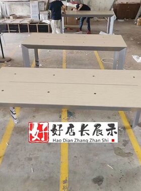 定制手机店华为3.6体验台华为3.6体验桌华为木纹开放式展示桌柜台