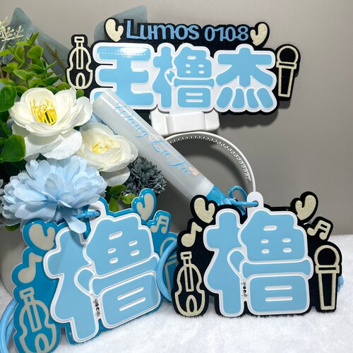 超亮魔改棒声控投影COB胸牌头灯