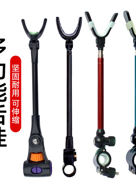 鱼竿炮台支架后挂碳素天线杆防滑渔具配件垂钓用品用品配件