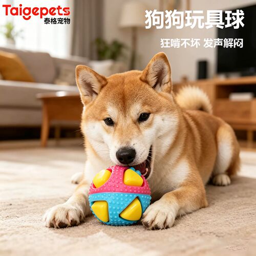 狗狗玩具球边牧自嗨玩具拉布拉多边牧训练专用狗足球耐咬宠物用品