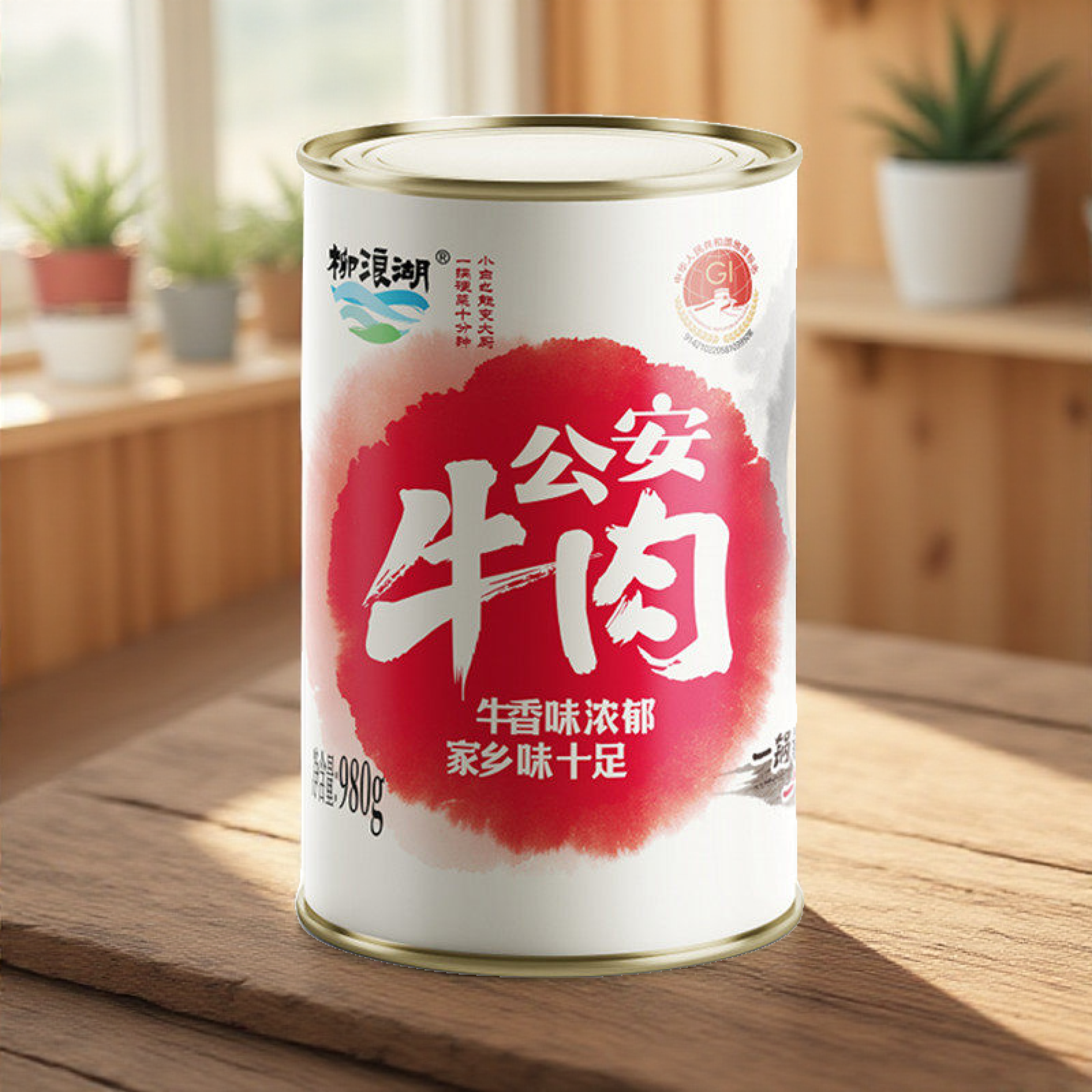 荆州公安特产柳浪湖牛肉980g罐头速食火锅食材四人份开罐加热即食