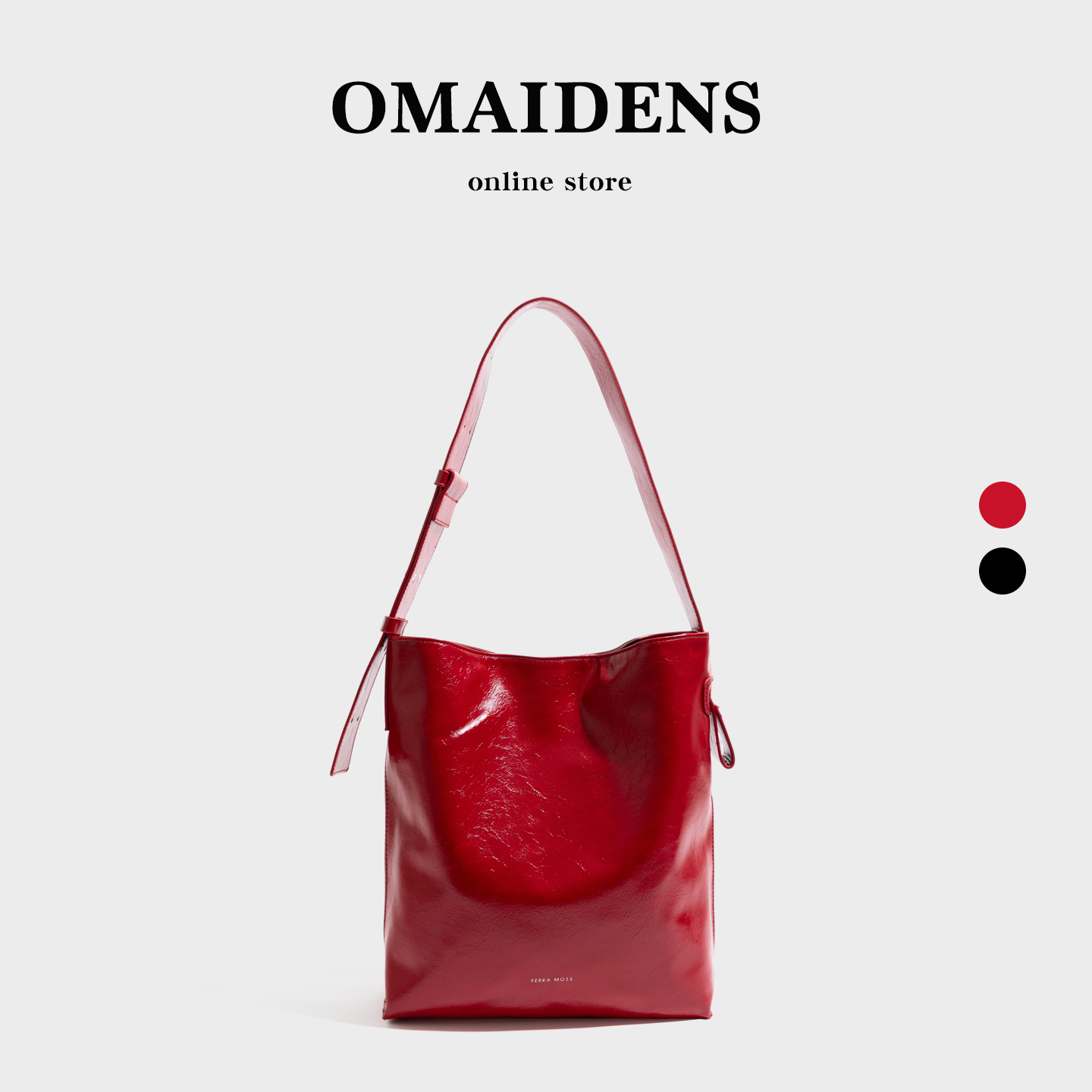 张艺凡同款油蜡pu流浪包2025秋冬