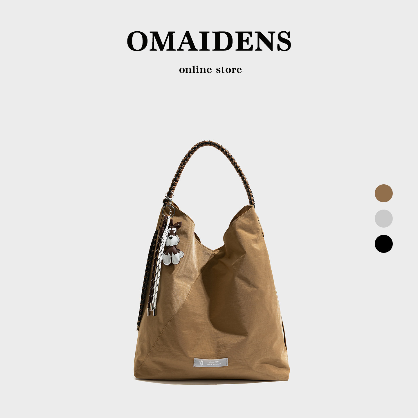 橙子少女日系尼龙托特包女大容量单肩包防水轻便旅行运动健身包包,箱包皮具/热销女包/男包,托特包,淘宝优惠券,粉丝福利购,淘宝优惠卷