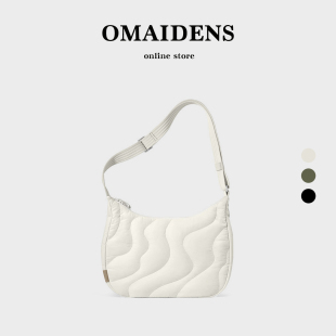 橙子少女饺子包女斜挎高级感iPad平板单肩包新款 通勤托特包大容量