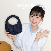 橙子少女春夏新款 韩国指尖粉色云朵包包百搭手提包可爱迷你小包包