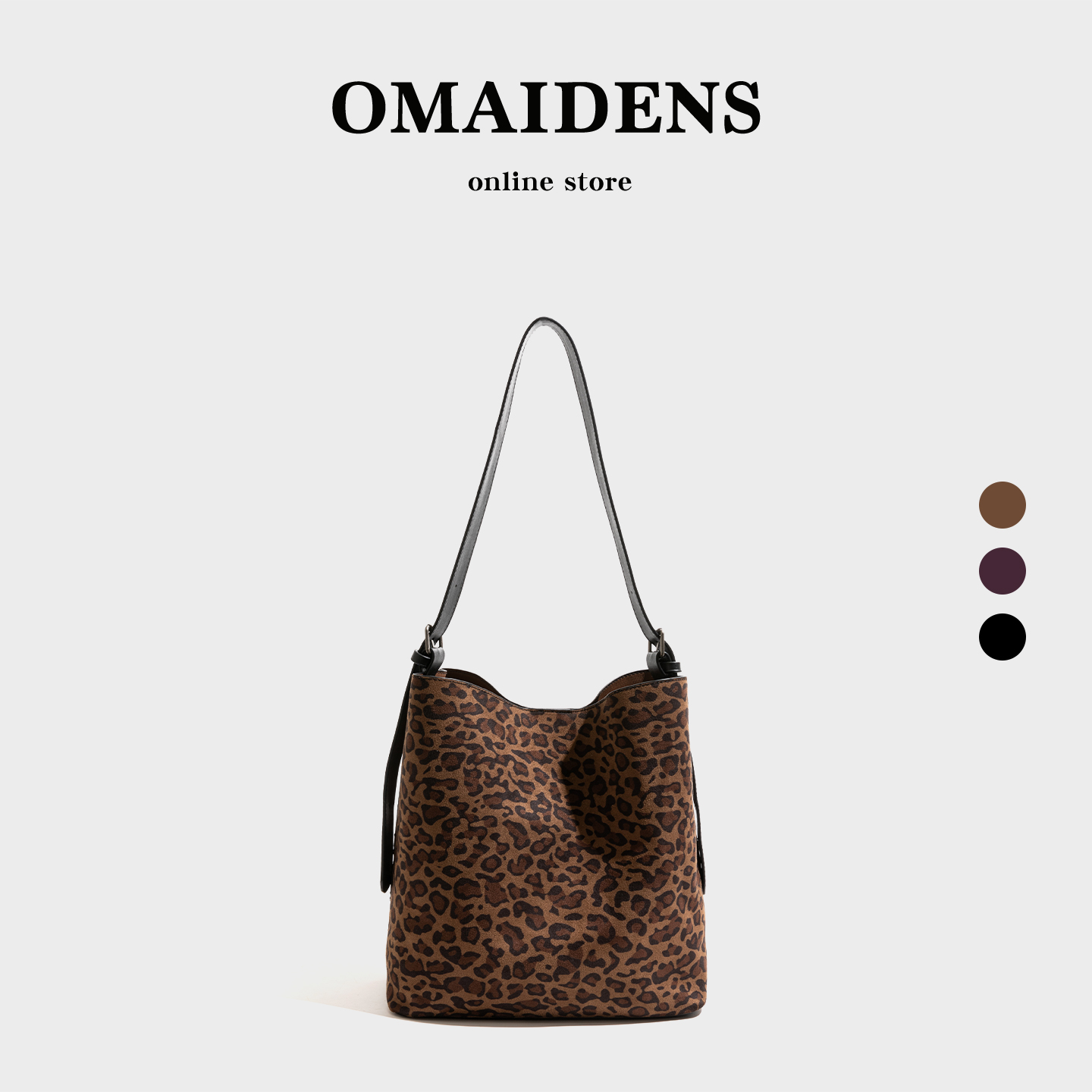 韩系辣妹豹纹女包2025年新款