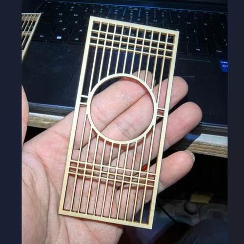 新中式花格仿古实木门窗隔断