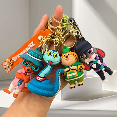 疯狂动物城2钥匙扣公仔手办挂件