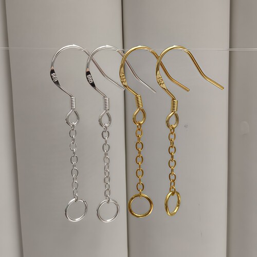 DIY长款流苏耳钩耳线半成品配件