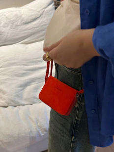 韩国网红onuk同款 多色时髦搭配小卡包腰包斜挎包 小方挂包mini新款