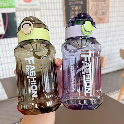 多巴胺水杯耐高温便携过滤茶杯超大容量学生男女户外运动健身水壶