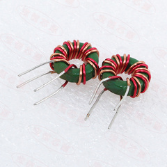 Cuộn cảm chế độ chung 633 6 * 3 * 3MM 100UH 200UH vòng màu xanh lá cây vết thương vòng cuộn cảm cuộn dây đôi màu đỏ và màu vàng cuộn cảm cong dung cua cuon cam