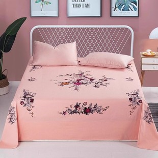 上海老牌床单老粗布床单纯棉100全棉加厚国民老式1.5米山东被单