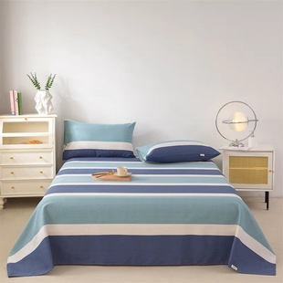 上海老粗布床单单件纯棉100全棉加厚单独老式国民老牌加厚防滑