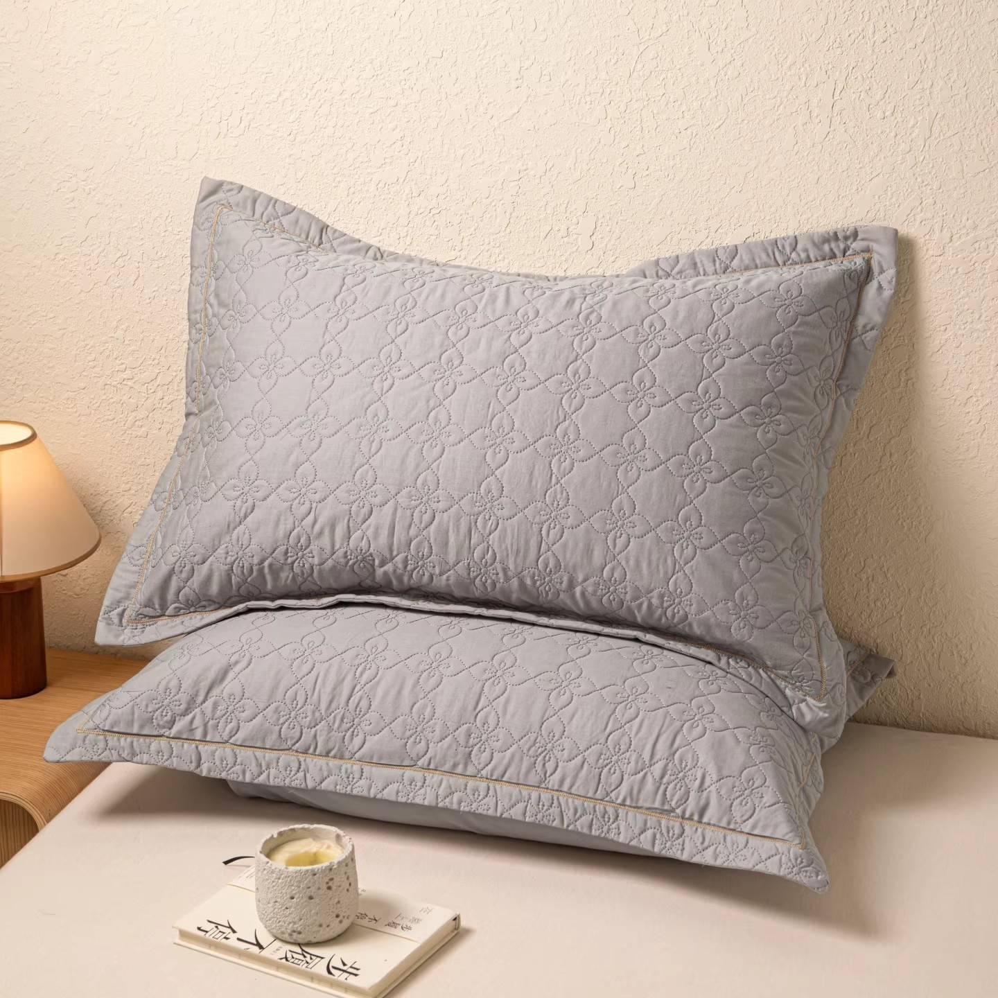 全棉纯棉夹棉加厚枕套50x80cm48x74cm40x60防口水防头油枕头套