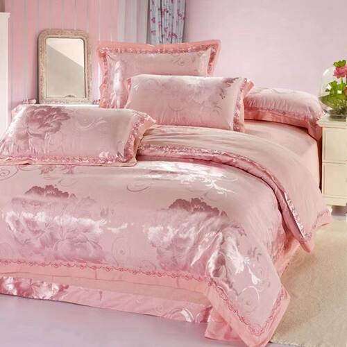 四件套纯棉床单贡缎被套