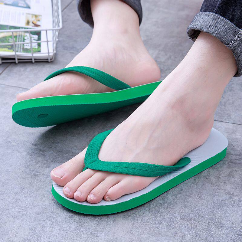 泰国人字拖男外穿时尚防滑防臭夏季男潮流沙滩越南休闲软底拖鞋