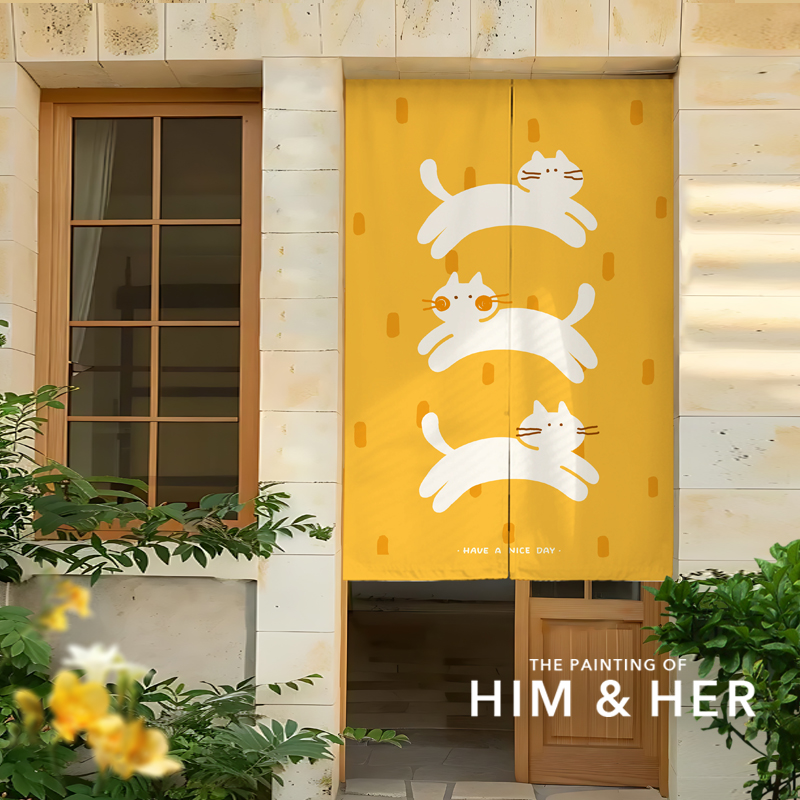 门帘隔断帘厨房窗户卧室床卫生间柜子遮挡帘店铺商用半帘防窥通风