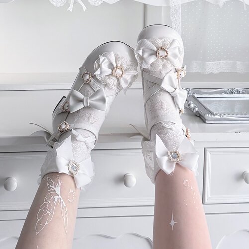 甜涩鹿角Lolita可爱低跟玛丽珍
