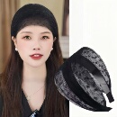 2025韩版 发饰大发卡 宽边发箍发带遮白发头箍女防滑带齿显年轻时尚