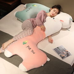 可爱羊驼布娃娃女孩抱着睡觉专用大人可拆洗粉色大号抱枕毛绒玩具