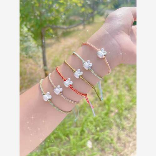 足银米菲兔萌图手工编织