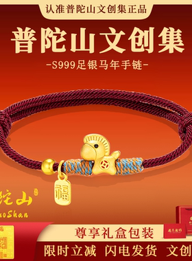 马上有钱小马手链S999足银