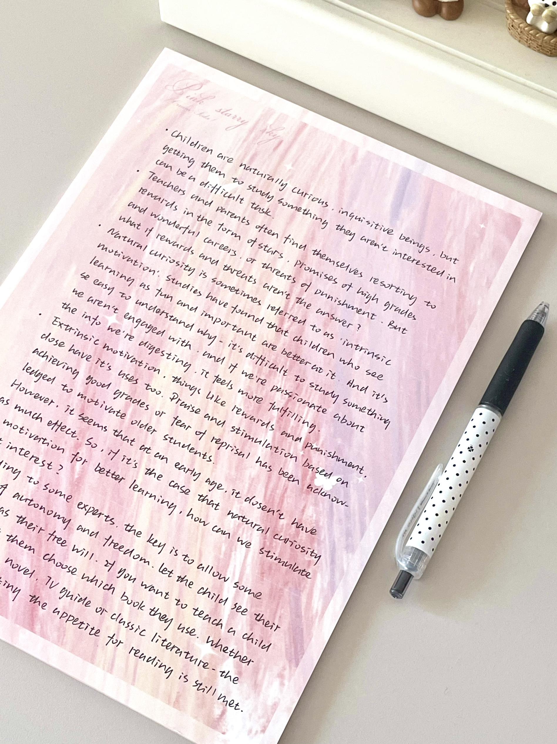 奶油苏打拍纸本可撕便签学习纸文具手帐信纸冰岛极光