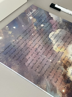 奶油苏打拍纸本信纸手帐可撕便签笔记本学习纸星河辰光3代