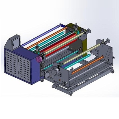 贴合分条机图纸3D图soildworks图纸非标定制设计图