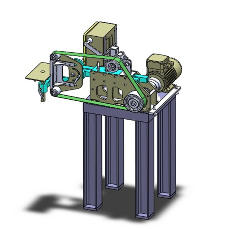 V095宽带砂光机3D图纸非标自动化设备3D图纸3D 商务/设计服务 设计素材/源文件 原图主图