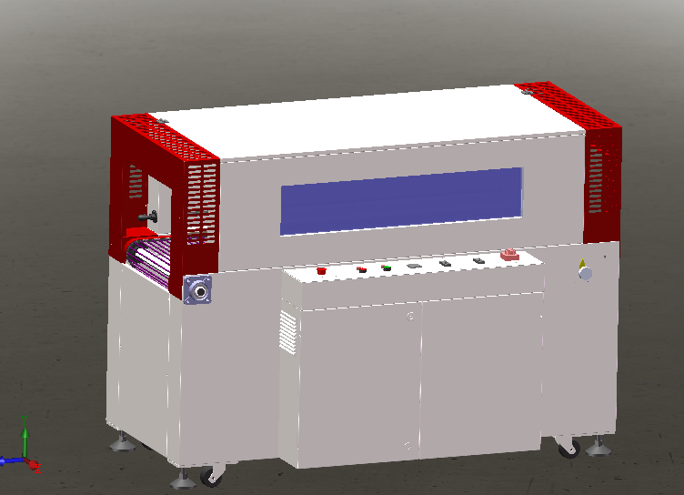 包装机热收缩机3d模型