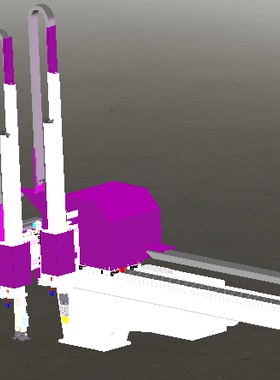 注塑机取料伺服机械手坐标机器人3d图纸自动化上下料机械手sldprt