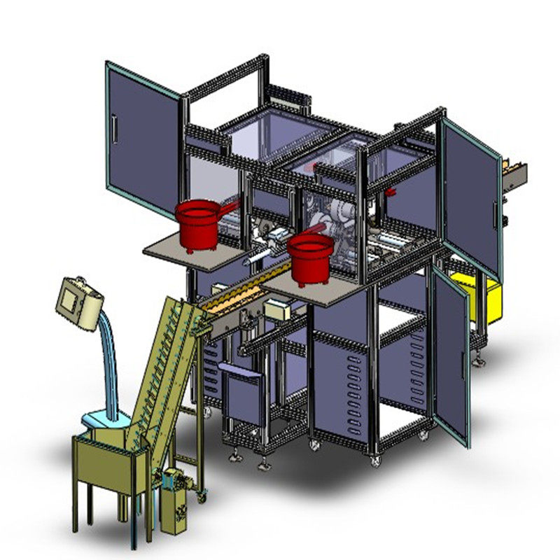 双头组装旋熔机3d图纸非标自动化设备3d图纸3d模型
