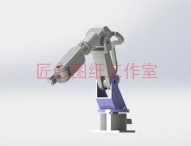 工业机器人机械手臂3D图纸 三维模型详细构成 SW设计