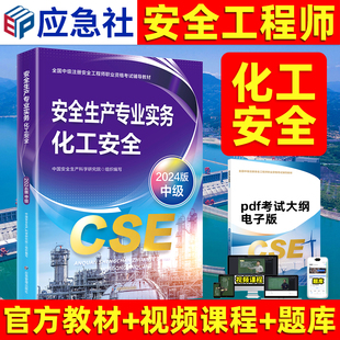 备考2025年安全生产专业实务化工安全单本教材中级注册安全师工程师考试官方教材应急管理出版 社历年真题习题集9787523705254