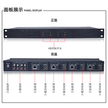 IP网络音频采集矩阵广播采播管理器模拟音频转网络主机